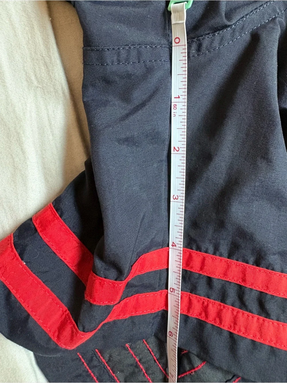 Polo Sport Ralph Lauren Swim Trunks Navy Red Stripe L